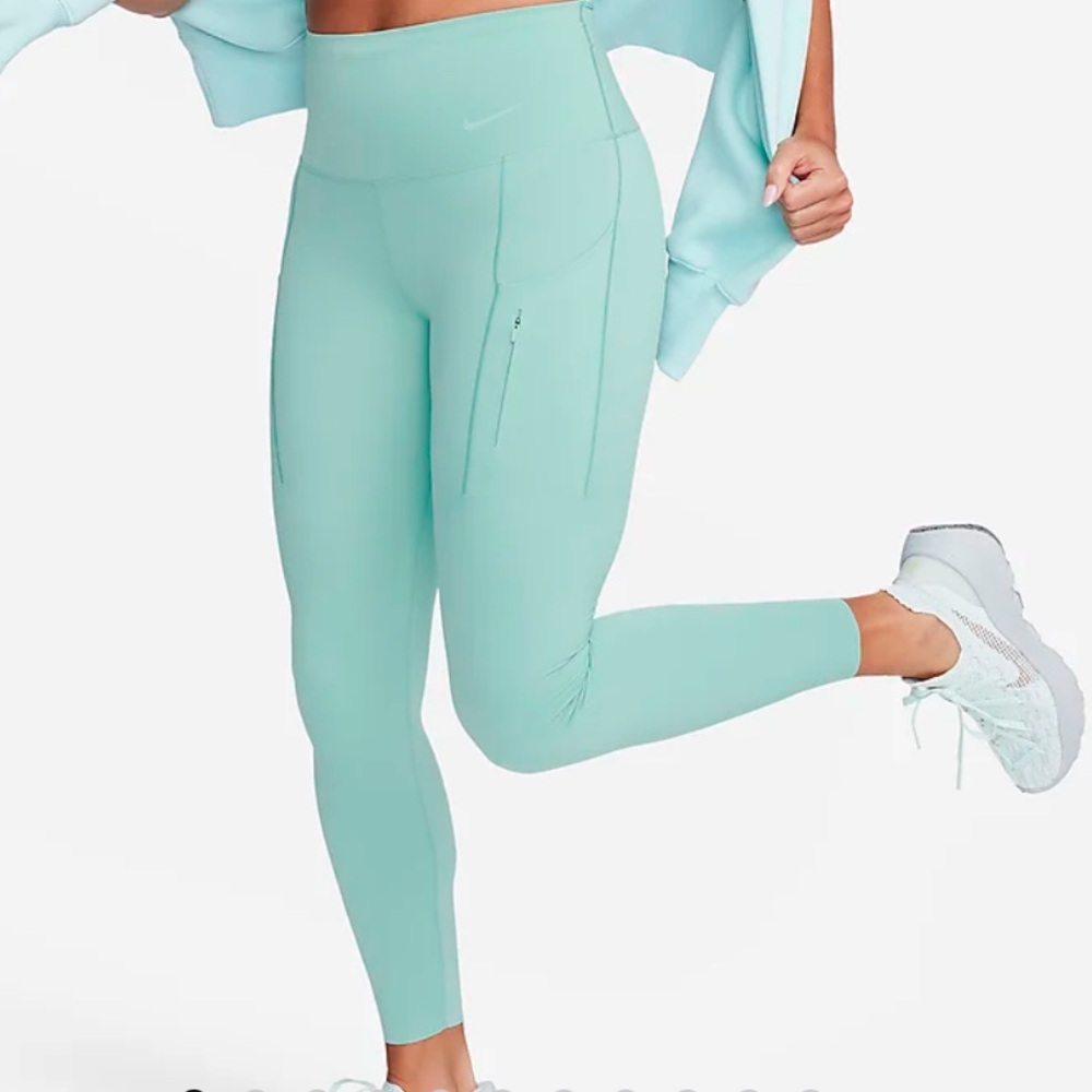 Nike Go Women’s Firm-Support High-Waisted 7/8 Leggings with Pockets NEW